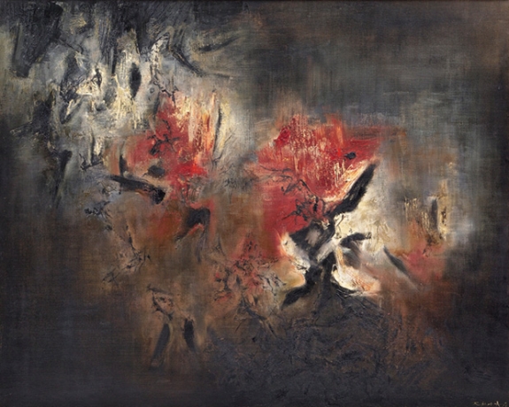 Zao Wou-Ki&#039;s &#039;Abstraction,&#039; 1958.