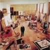 Joan Miró in his studio.