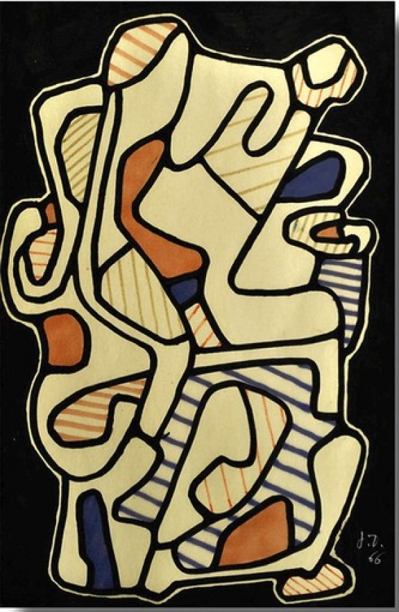 Jean Dubuffet&#039;s &#039;La Fauteuil II.&#039;