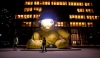 Urs Fischer's “Untitled (Lamp/Bear)”(2005-6), at the Seagram Building on Park Avenue at 53rd Street, is deceptively cuddly. (It's made of cast bronze and weighs nearly 17 tons.)