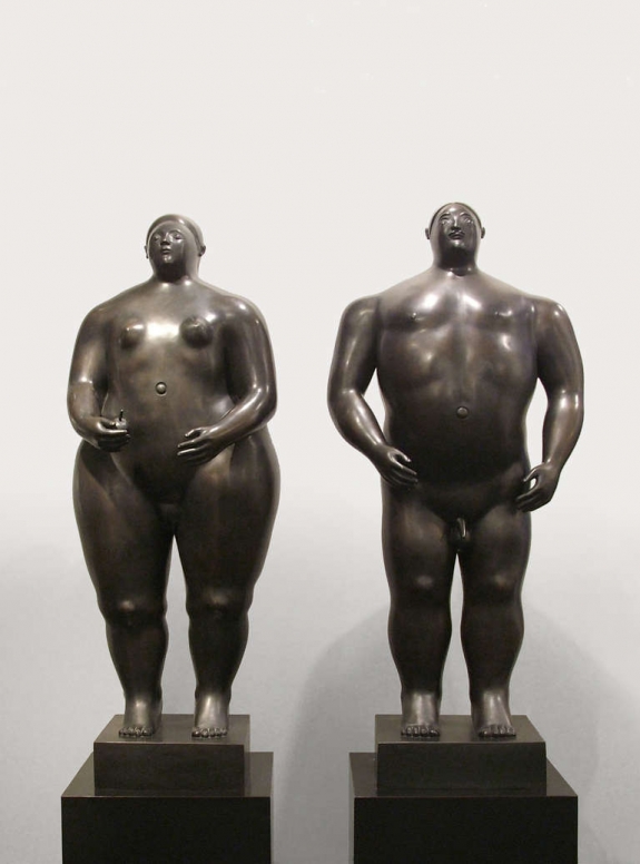 Fernando Botero&#039;s &#039;Adam and Eve.&#039;