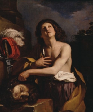 Guercino&#039;s &#039;David with Goliath&#039;s Head.&#039;