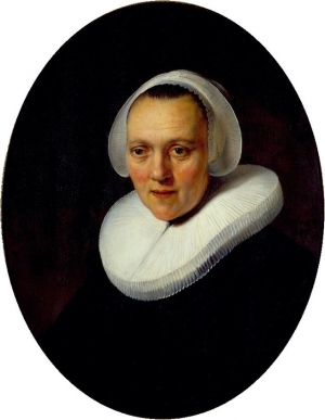 Rembrandt&#039;s &#039;Portrait of a Forty-Year-Old Woman, possibly Marretje Cornelisdr. van Grotewal&#039; is part of the Speed Art Museum&#039;s collection.