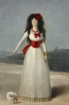 Goya's painting of María Cayetana de Silva, 13th Duchess of Alba.