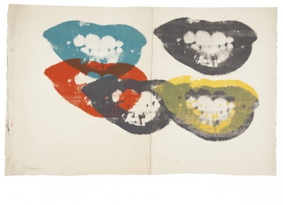Andy Warhol&#039;s &#039;I Love You Kiss Forever,&#039; 1964.