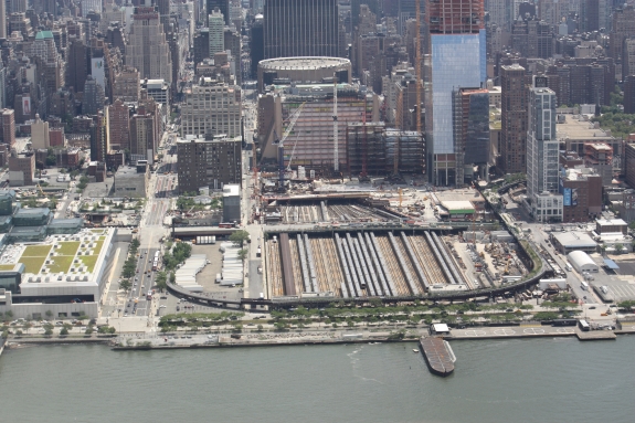 The site of the Hudson Yards development.