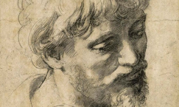 Raphael&#039;s &#039;Head of a Young Apostle.&#039;