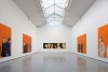 Installation view of an Alex Katz exhibition at Galerie Thaddaeus Ropac.