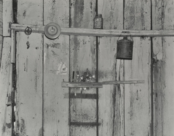 Walker Evans&#039; &#039;Kitchen Wall, Alabama Farmstead,&#039; 1936.
