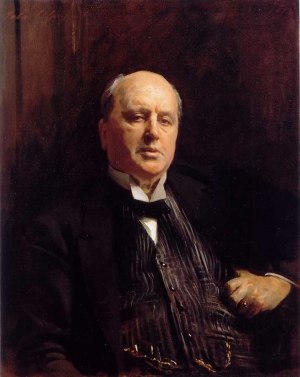 John Singer Sargent&#039;s &#039;Henry James&#039; was slashed while on view at the Royal Academy and later repaired by the artist.