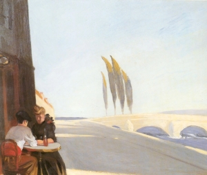 Edward Hopper&#039;s &#039;Le Bistro.&#039;
