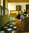 Johannes Vermeer's 'The Music Lesson,' 1662-63.