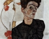 Egon Schiele&#039;s &#039;Self-Portrait,&#039; 1912.