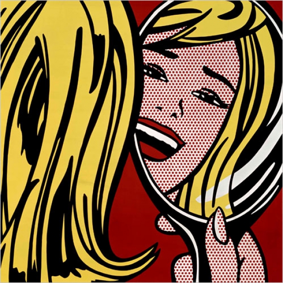 Roy Lichtenstein, &#039;Girl in Mirror&#039;, 1964