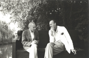 Leo Castelli and Cy Twombly by Robert Petersen.