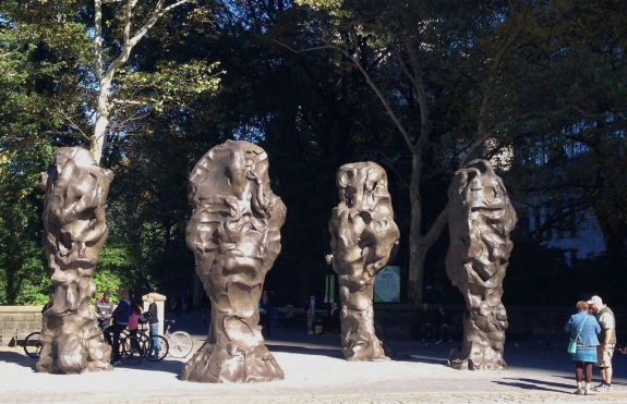 Sui Jianguo&#039;s Central Park sculptures.