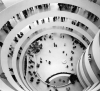 The Guggenheim Museum's Frank Lloyd Wright-designed building.
