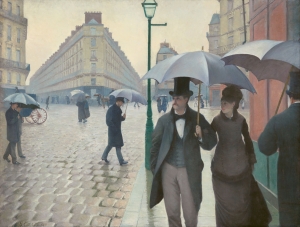 Gustave Caillebotte&#039;s &#039;Paris Street, Rainy Day,&#039; 1877.