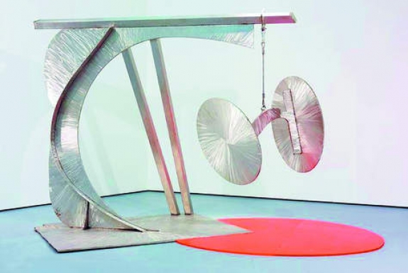Mark Di Suvero, &quot;Tables Turn&#039;d&quot; 2004, Stainless Steel.