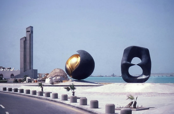 Sculptures in Jeddah, Saudi Arabia. 