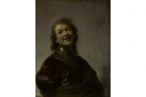 &#039;Rembrandt Laughing,&#039; circa 1628.