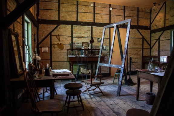 Thomas Cole’s studio at the Thomas Cole National Historic Site in Catskill, N.Y.