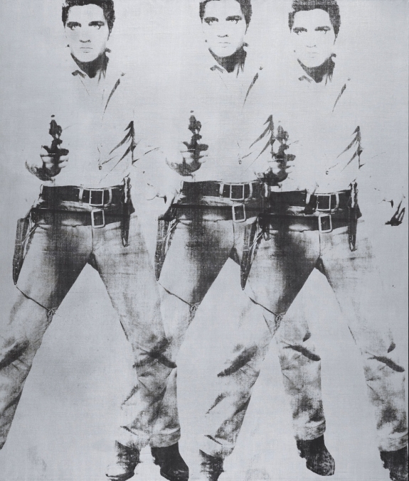 Andy Warhol&#039;s &#039;Triple Elvis [Ferus Type],&#039; 1963.