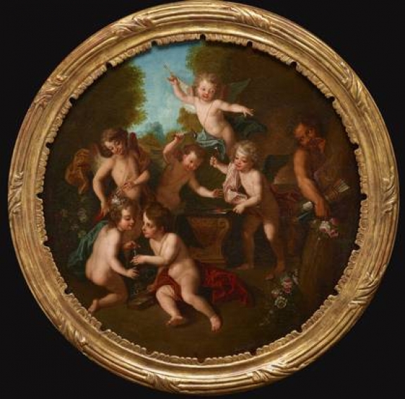 Charles-Antoine Coypel&#039;s &#039;The Blacksmith Cupids.&#039; 