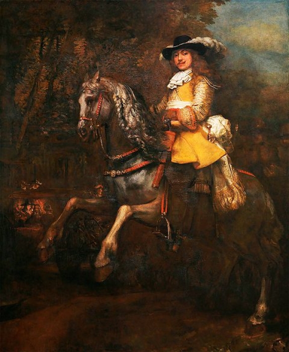 Rembrandt&#039;s &#039;Portrait of Frederick Rihel on Horseback,&#039; 1663.
