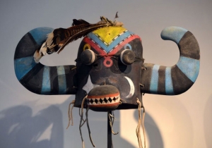 A sacred Hopi tribal mask.