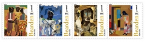 Four of Romare Bearden’s paintings are now US stamps