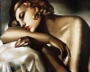 &quot;La Dormeuse&quot; by the Art Deco painter Tamara de Lempicka. The 1930 work on panel is included in Sotheby&#039;s June 22 auction of Impressionist and modern art in London.