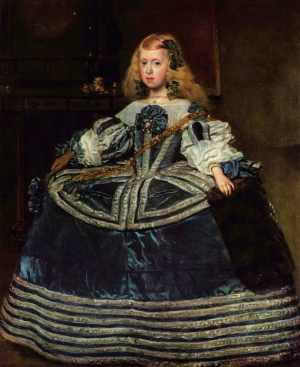 Diego Velázquez’s &#039;Portrait of the Infanta Margarita Teresa in a Blue Dress.&#039;