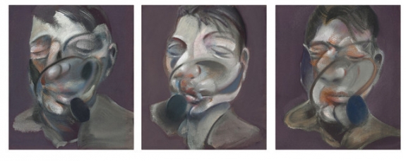 &quot;Three Studies for Self Portrait&#039;&#039; by Francis Bacon. The work has been owned by a U.S.-based collector for the last 35 years and will be included in Christie&#039;s International&#039;s evening auction of contemporary art in New York on May 11. 