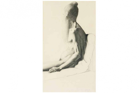 Georges Seurat&#039;s &#039;Mendiant hindou.&#039;