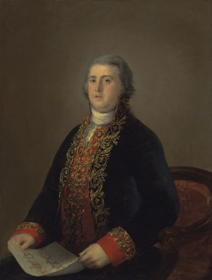 A portrait of Don Juan Lopez de Robredo, the court embroiderer to King Carlos IV of Spain, (1790&#039;s) by Goya. It will be offered by Christie&#039;s International in its Dec. 6 sale of Old Master paintings in London. 
