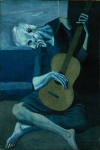 Pablo Picasso's 'Old Guitarist,' 1903.
