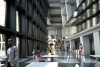 A rendering of the redesigned Africa Center lobby.