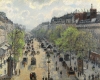 Camille Pissarro&#039;s &#039;Boulevard Montmartre, Matinée de Printemps,&#039; 1897.