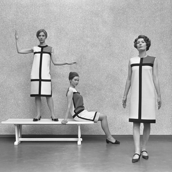 Yves Saint Laurent&#039;s Mondrian dress.