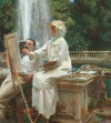 John Singer Sargent's 'The Fountain, Villa Torlonia, Frascati, Italy,' 1907.