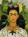 Frida Kahlo's 'Self-Portrait with Thorn Necklace and Hummingbird,' 1940.