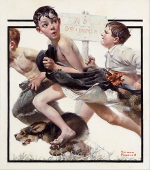 Norman Rockwell&#039;s &#039;No Swimming.&#039;