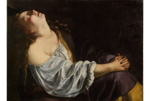 Artemisia Gentileschi&#039;s &#039;Mary Magdalene in Ecstasy,&#039; circa 1620.