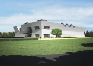 A rendering of the Aga Khan Museum in Toronto.