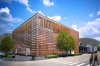 A rendering of the new Aspen Art Museum.