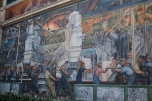 Diego Rivera&#039;s Detroit Industry Mural.