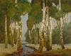 Ludwig Dill's 'Birkenwald (The Birch Grove),' circa 1900.