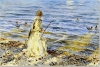 John Singer Sargent’s &#039;Girl Fishing at San Vigilio.&#039; 