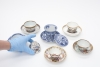 17th-century teacups from the Museum Boijmans Van Beuningen's collection.